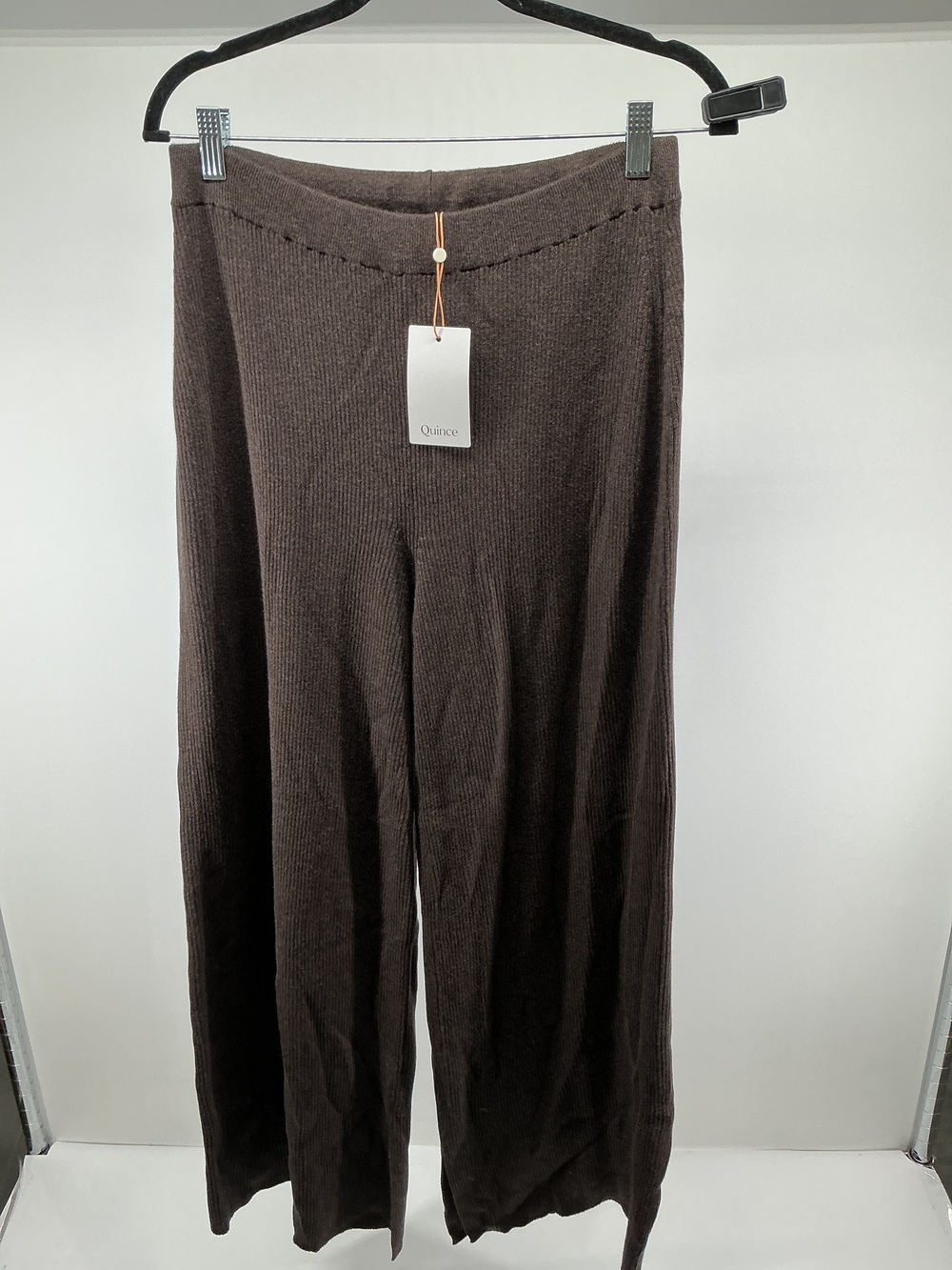 Cotton Cashmere Maternity Wide Leg Pants